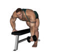 Dumbbell Row - Single Arm Rotation